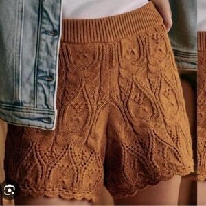 Sezane knit shorts size small